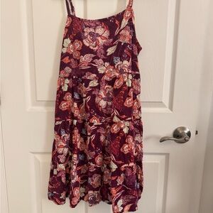 Old Navy Purple and Pink Floral Dress
